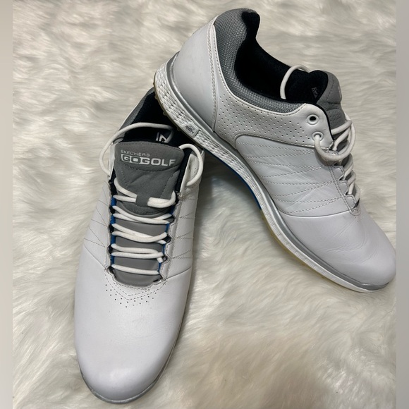Skechers Golf Men's White and Gray Golf Shoes - Picture 2 of 8